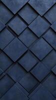 pattern 3d Abstract background interlocking dark gray rhombuses and hexagons forming contemporary minimalist Geometric design. Vertical format photo