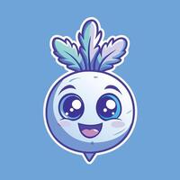 Adorable Beetroot Mascot with a Playful and Cheeky Personality vector