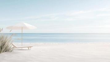Soft sunlight summer reflecting on tranquil water, minimalist seascape radiating peaceful, meditative mood background for text photo