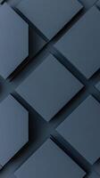 forming 3d Abstract background interlocking dark gray rhombuses and hexagons design. contemporary minimalist pattern Geometric Vertical format photo
