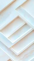 White rhombus geometric pattern decorating Vertical wall, adding a touch of elegance and sophistication to interior design. a format abstract photo