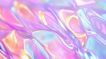 Blurred Bokeh background. different colors Bokeh aesthetic holographic combinations. photo