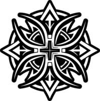 Knight symbol icon in solid style vector