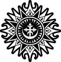 A solid style icon of religious symbol vector