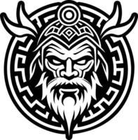 Greek mythology symbol icon in solid style vector