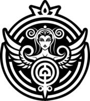 A solid style icon of rhea motherhood symbol vector