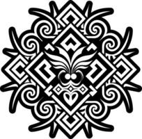 Fresco pattern icon in filled style vector
