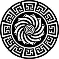 Swirl symbol in style vector