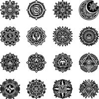 A solid style icon of altar sign vector
