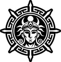 Erebus symbol icon in filled style vector