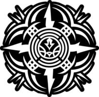 A filled style icon of beam rays symbol vector