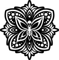 A glyph style icon of butterfly symbol vector