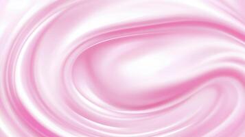 Swirling soft pink texture with silky sheen creating a dreamy and serene visual effect ideal for backgrounds or product designs photo