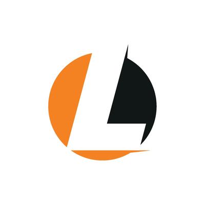 Sphere Circle Letter L Initial Logo Template illustration Design