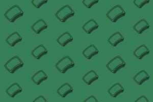 cash money bills outline seamless pattern on green background set. doodle money illustration pattern background. cash money line art background for packaging and merchandise vector