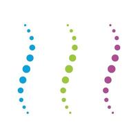 Set Spine Logo Template Illustration Design. EPS 10. vector
