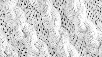 A close up of a knitted sweater photo