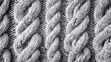 A close up of a knitted fabric photo