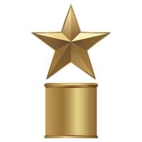 gold star icon on isolated background. Rating review icon for websites and mobile apps. illustration vector
