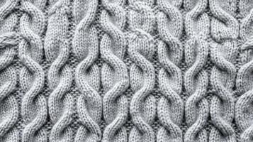 A close up of a knitted sweater photo