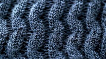 A close up of a knitted sweater photo