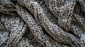 A close up of a knitted sweater photo