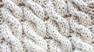 A close up of a knitted sweater photo