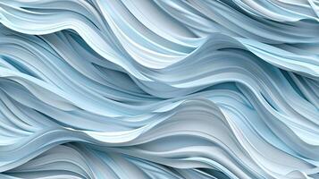 Abstract blue and white waves background photo
