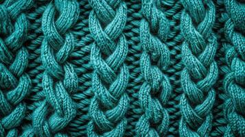 Close up of a knitted sweater photo