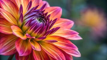 Vibrant Gerbera Daisy Close-Up in Garden for Nature Lovers and Floral Designers photo