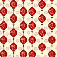 Organized into various oriental patterns Mixed background Asia pattern graphic design elements gold red vector