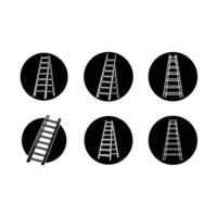 Ladder Icon Minimalist Ladder Symbol for Digital and Print Design vector