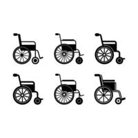 High-quality wheelchair handicap icon for accessibility and mobility design projects. vector