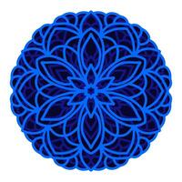 Hand draw 3d multilayer mandala pattern vector