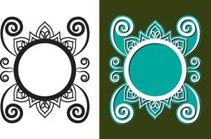 Mirror Frame Template vector