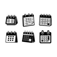 Calendar Icon Graphics Design File for Digital Projects vector