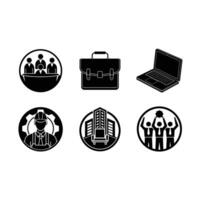 Clean and professional work icon, perfect for digital and print designs. Fully editable file. vector