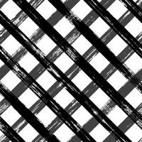 Seamless pattern with brush strokes stripes. Checkered abstract background. Great for textile, fabric, wallpaper, wrapping, scrapbook and packaging vector