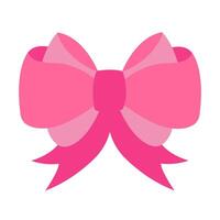 Simple bow icon in trendy flat style isolated on white background. Ribbon symbol for your website design, logo, app, UI. illustration in doodle style vector
