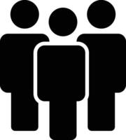 a group of people standing together with one person in the middle vector
