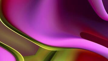 A colorful abstract image of a flower video