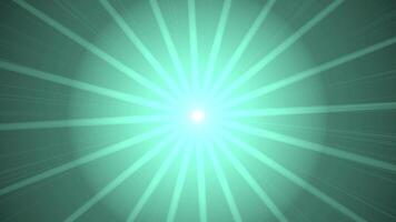 Abstract graphic design of orbiting circles in vibrant colors against a black background video