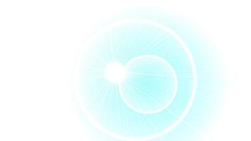 Abstract burst of light radiating from a central point on a warm, muted background. video