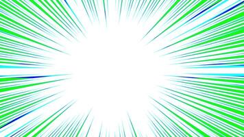 Abstract Burst of Yellow Rays Radiating from a Central Point on a Black Background video