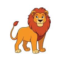 Creative Design of Lion Pride Outline. Cartoon Art Tree Illustration. vector