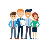 Detailoriented Team Member Holding Clipboard vector