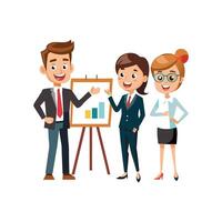 Dynamic Member Engaging with Presentation Effectively vector