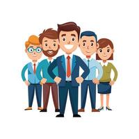 Business Leader at Forefront Fostering Team Confidence vector