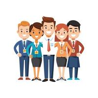Unified Professionals with a Distinguished Member vector