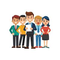 Executive Member Holding Document for Presentation vector